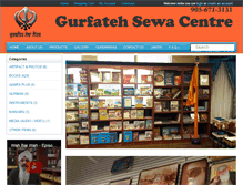 Tablet Screenshot of gurfatehsewacentre.com